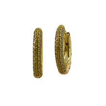 Sparkly Huggie Hoop Earrings