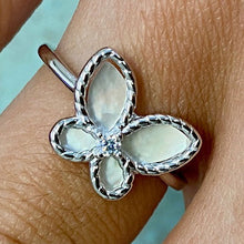 Mother of Pearl Butterfly Ring