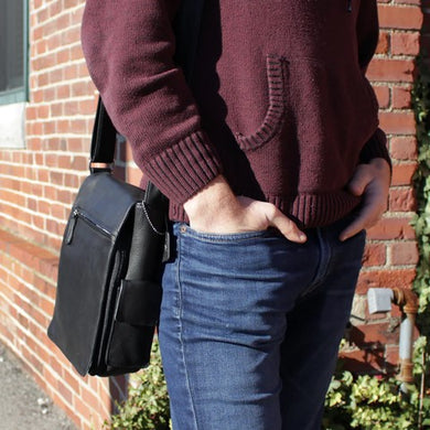 Medium Vertical Messenger Bag