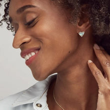 Ari Heart Pearl Earrings