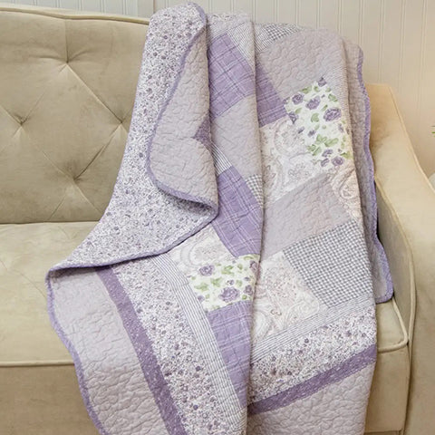Lavender Rose Throw