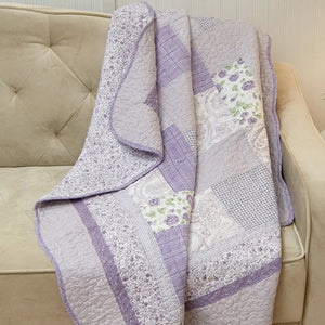 Lavender Rose Throw