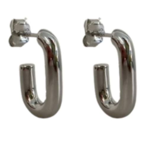 Rectangle Hoop Earrings