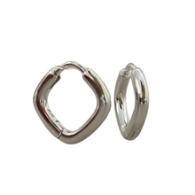 Square Shape Hoop Earrings