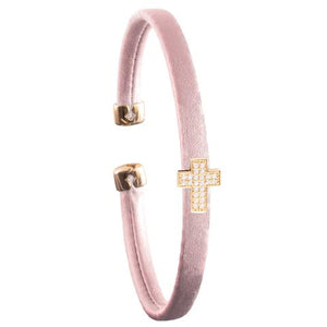 Blush Leather Bracelets