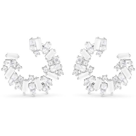 CZ Open Circle Earrings