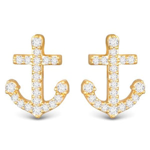 Small Anchor Earrings