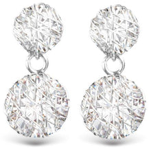 Wire Overlay Drop Earrings