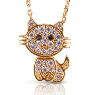 Swinging Cat Necklace