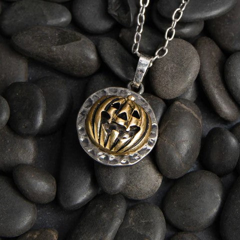 Poe Pumpkin Necklace