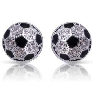 Soccer Ball Stud Earrings