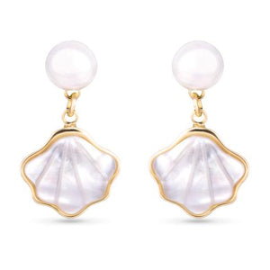 Mother of Pearl Shell Earrings