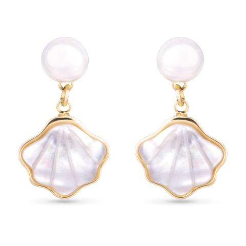 Mother of Pearl Shell Earrings