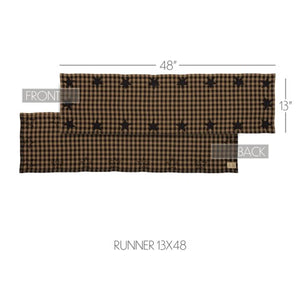 Black Star Woven Runner