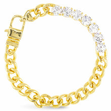 Cubic Zirconia Chain Bracelet