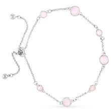 Pink Faceted Cubic Zirconia Bracelet