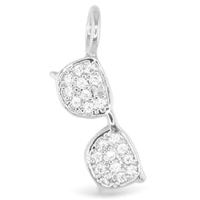 Cubic Zirconia Sunglasses Charm