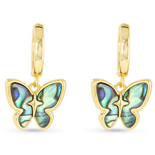 Abalone Butterfly Earrings