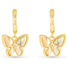 Abalone Butterfly Earrings