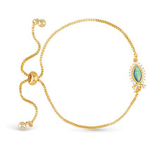 Abalone & Cubic Zirconia Fish Bracelet