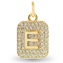 Cubic Zirconia Initial Charms