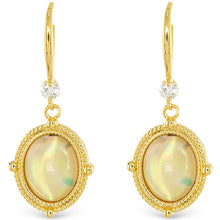 Abalone Compass Drop Earrings