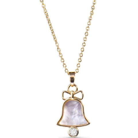 Mother of Pearl Bell Necklace