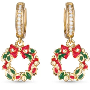 Wreath Drop Earrings