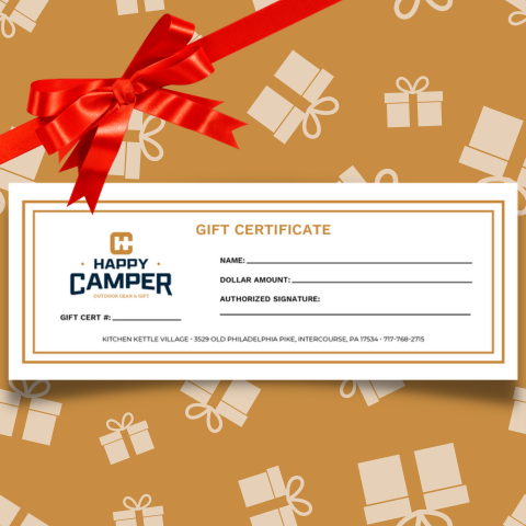 Happy Camper Gift Certificate