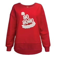 Ho Ho Hat Chenille Patch Fleece Crewneck