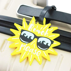 Beach Please Luggage Tag