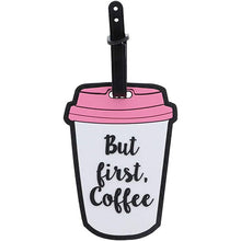 But First, Coffee Luggage Tag