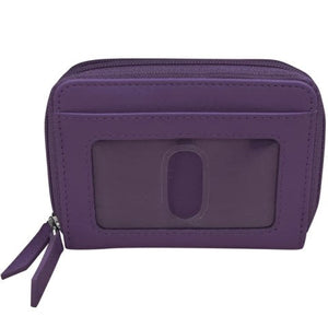 Double Zip Accordion Card Holder