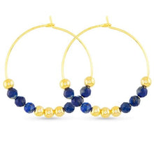 Beaded Hoop Earrings