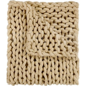 Chenille Chunky Knit Throw/Blankets