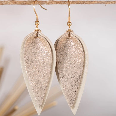 Glitter Pucker Earrings