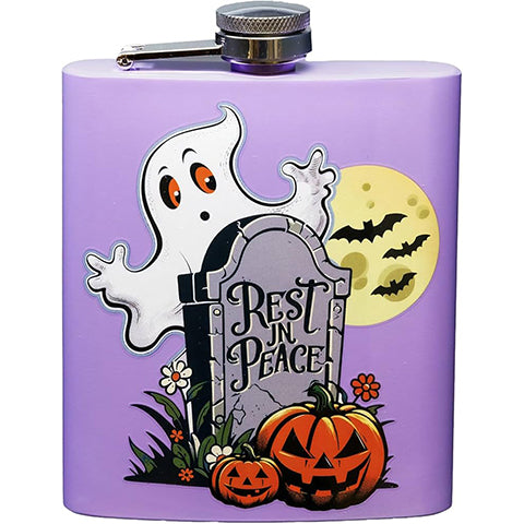 Ghost Rest in Peace Flask