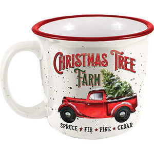 Red Truck Camper Mug