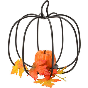 3-D Pumpkin Candle Holder