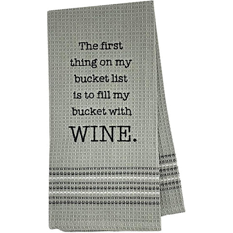 Bucket List Towel