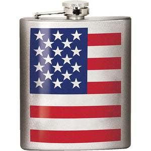 American Flag Flask
