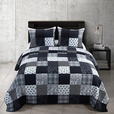 London Queen Quilt Set