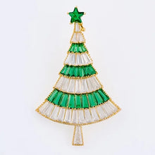 Vintage Christmas Tree Brooch