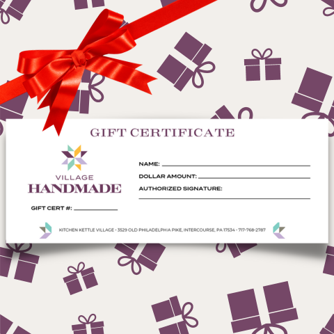 Village Handmade Gift Certificate