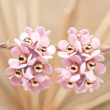 Cluster Flower Ear Hugger Earrings