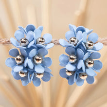 Cluster Flower Ear Hugger Earrings