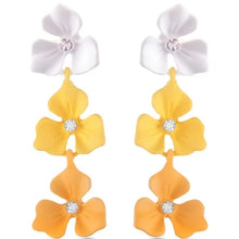 Trillium Flower Earrings