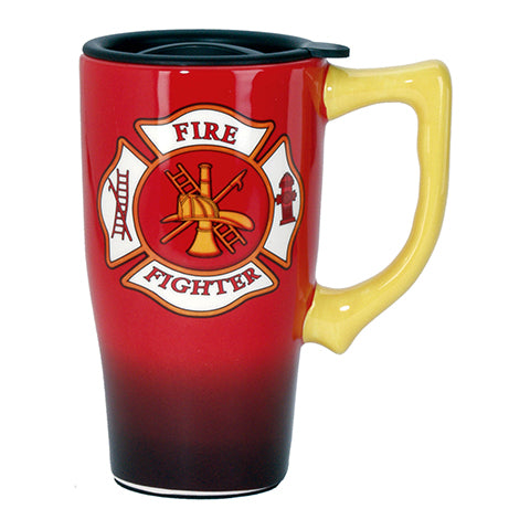 Fire Fighter Travel Mug