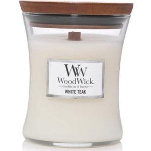 White Teak Candle