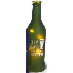 Witty Beer Bottles with LEDs